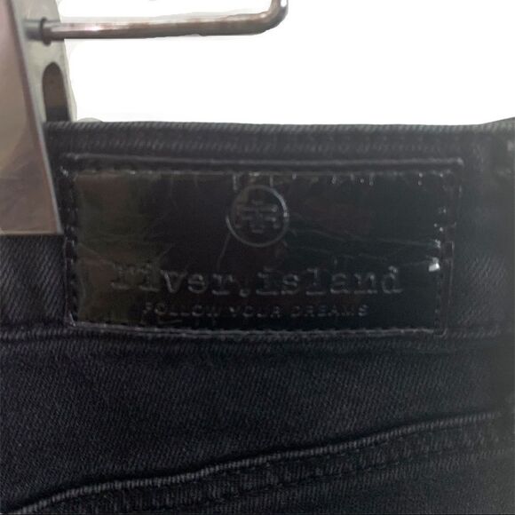 River Island Black Crop Denim Jeans - Picture 8 of 10